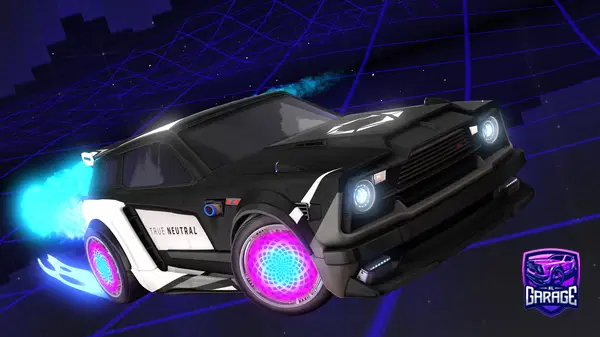 A Rocket League car design from santan