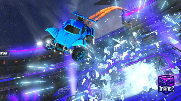 A Rocket League car design from OnajlikizHR