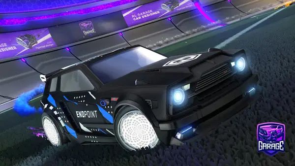 A Rocket League car design from moonliight