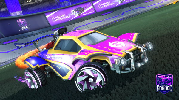 A Rocket League car design from tropix31