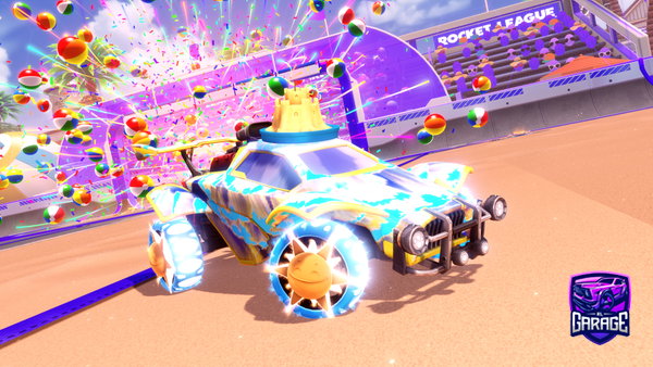 A Rocket League car design from BoltLightspeed