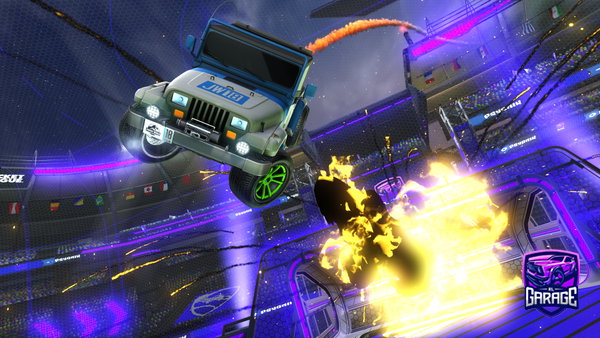 A Rocket League car design from RocketBisq