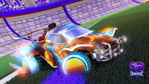 A Rocket League car design from spaldhinos