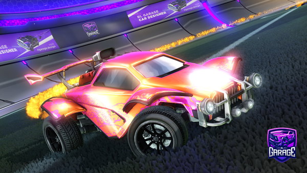 A Rocket League car design from Breadboy117