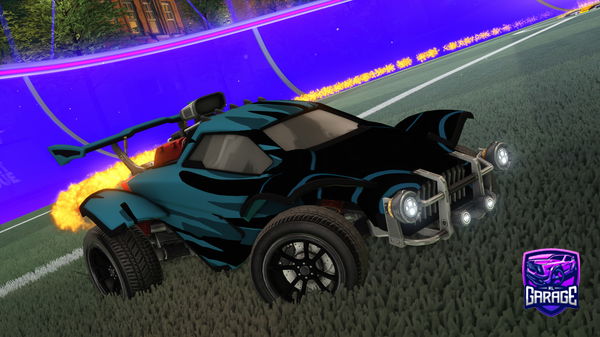 A Rocket League car design from afterglvwwwontt