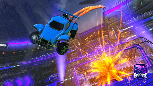 A Rocket League car design from Enzo_SF_09