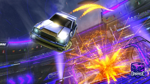 A Rocket League car design from Blooded305