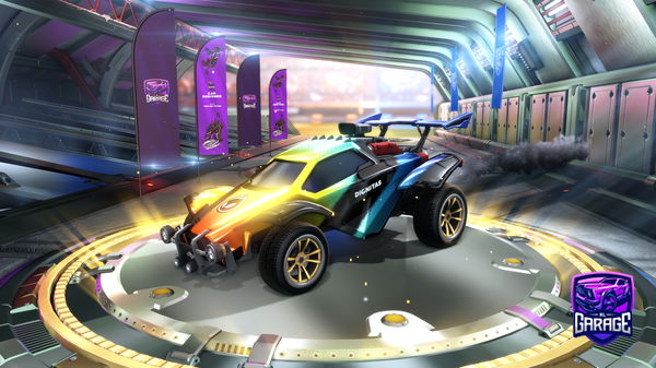 A Rocket League car design from HEADSHOTLEGEND9