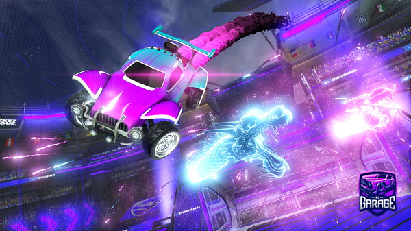 A Rocket League car design from ECHO_QYUBI