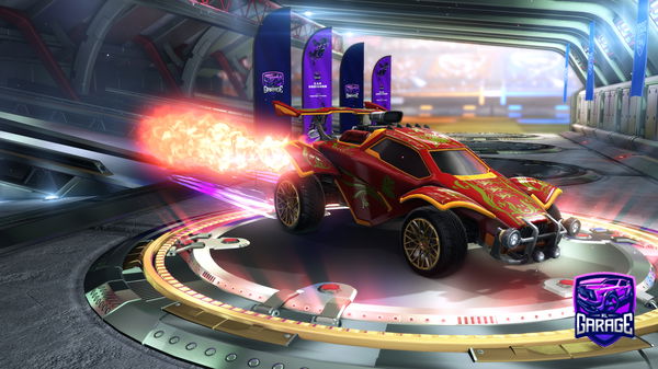 A Rocket League car design from Woofnado