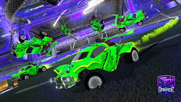 A Rocket League car design from Yacmar