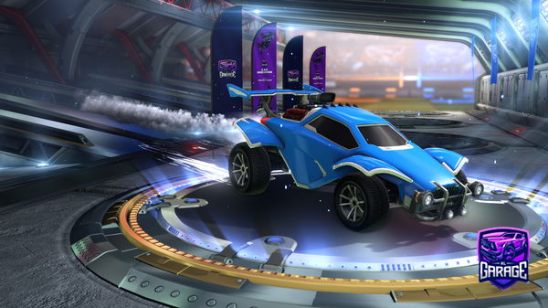 A Rocket League car design from Favoritecobra71