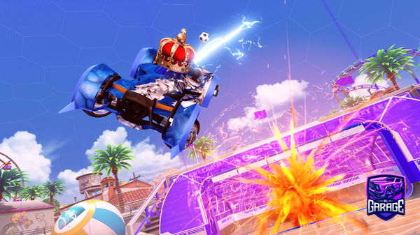 A Rocket League car design from Dimzers