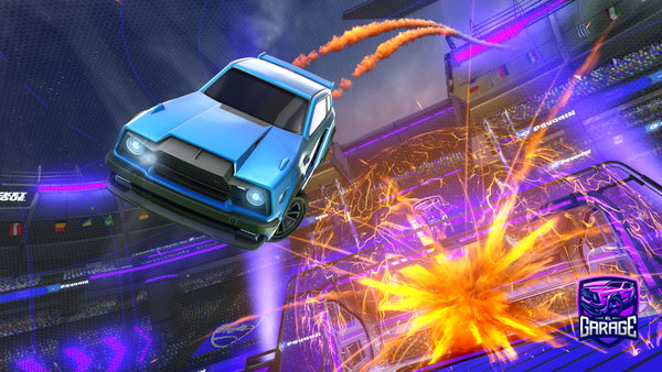 A Rocket League car design from Eli_pro97