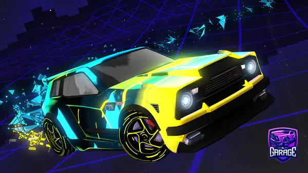 A Rocket League car design from irosario78