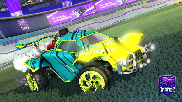 A Rocket League car design from Galaxy_ps4_663