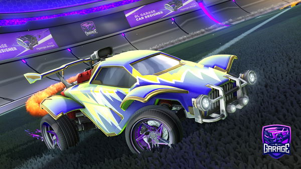 A Rocket League car design from Liffypup