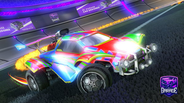 A Rocket League car design from Blackpanda7795