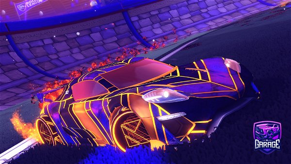 A Rocket League car design from PureD4