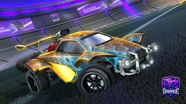 A Rocket League car design from TheGoodBoi119