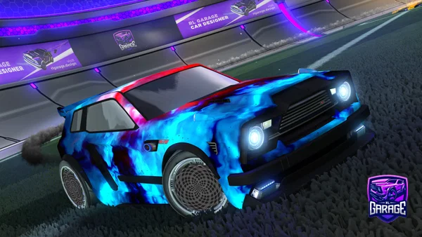 A Rocket League car design from 1s4xll1