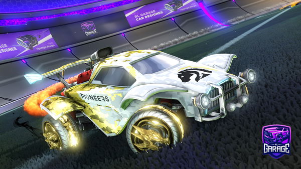 A Rocket League car design from Mysman11