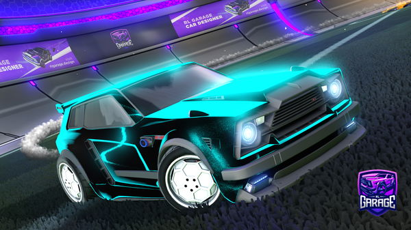 A Rocket League car design from Yarn09