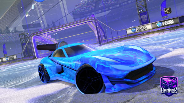 A Rocket League car design from ljfydyofot