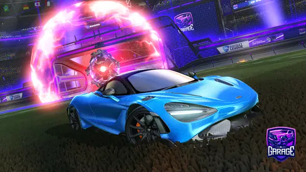 A Rocket League car design from Letsgo12