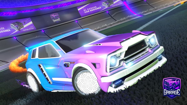 A Rocket League car design from Zombie_bark