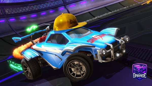 A Rocket League car design from Mateipro