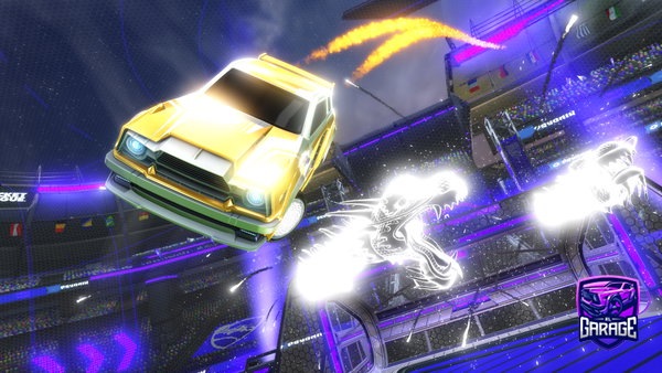 A Rocket League car design from yuukafcks