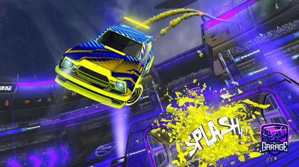 A Rocket League car design from sperford