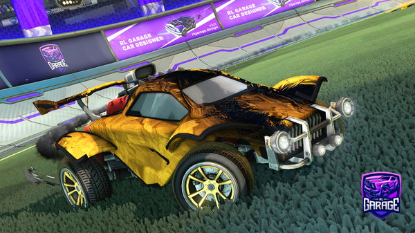 A Rocket League car design from korta