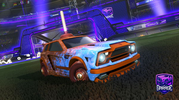 A Rocket League car design from Dogesavage22