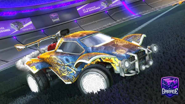 A Rocket League car design from Mechx4