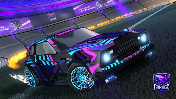 A Rocket League car design from Eli_30curry