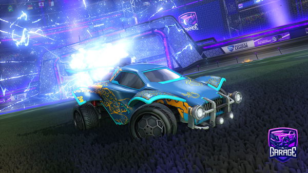 A Rocket League car design from Flamingfow33