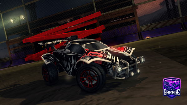 A Rocket League car design from Nebular_brownies