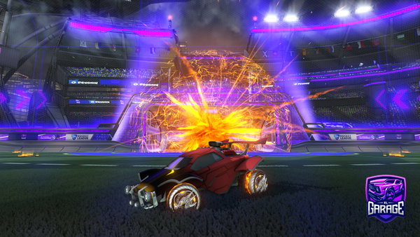 A Rocket League car design from fercheloy