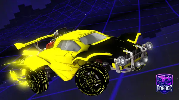 A Rocket League car design from Mart152h