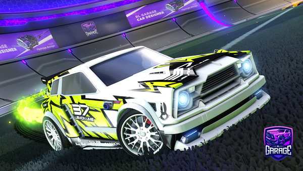 A Rocket League car design from Unpluggt
