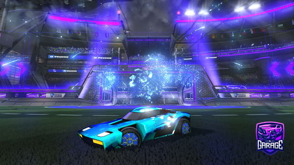 A Rocket League car design from DJ_EM3RALD