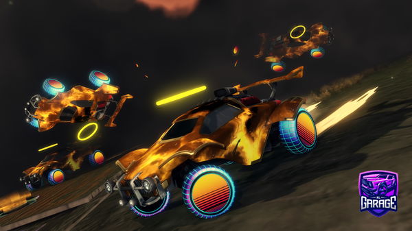 A Rocket League car design from xX_Billy_Xx18