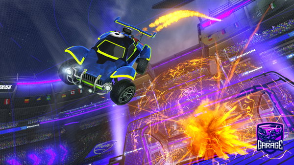 A Rocket League car design from sizzlinsnake