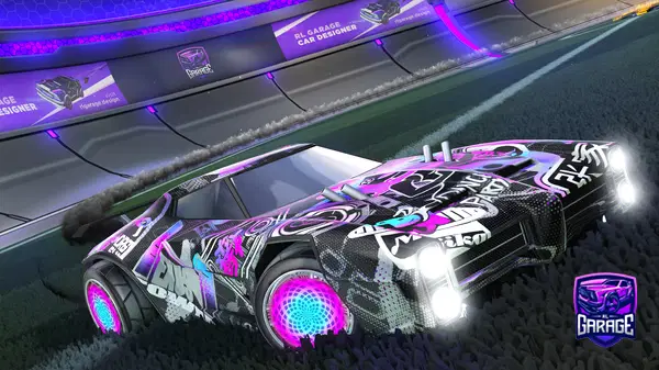 A Rocket League car design from NetfishHun