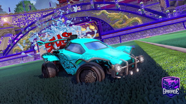 A Rocket League car design from Dinkyy