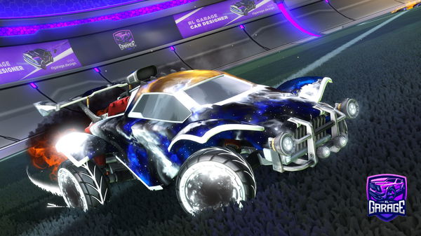 A Rocket League car design from Demi56