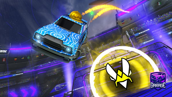 A Rocket League car design from nettko