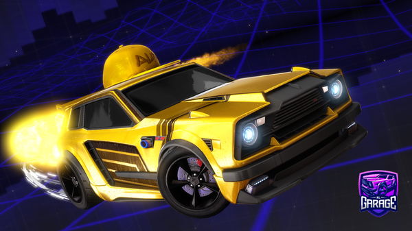 A Rocket League car design from AlphaBooger